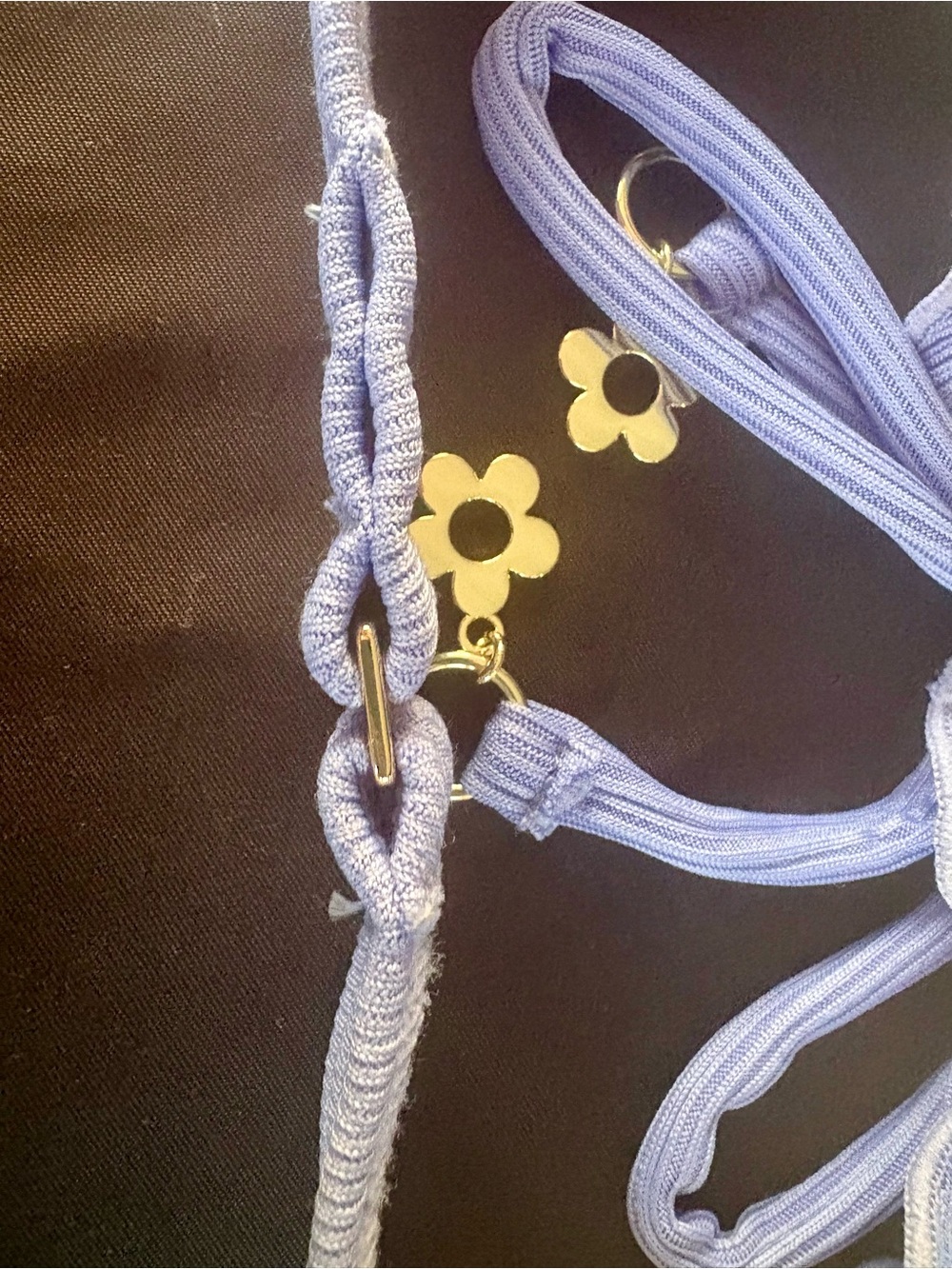 CUPSHE Periwinkle Ruffle Triangle Bikini Top - Picture 5 of 8